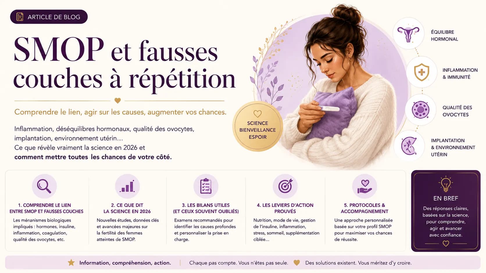 SMOP et fausses couches à répétition : comprendre, prévenir, retrouver un terrain fertile